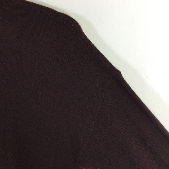 Eileen Fisher Womens Tunic Sweater Merino Wool Long Sleeves Brown Size Large - Picture 7 of 16